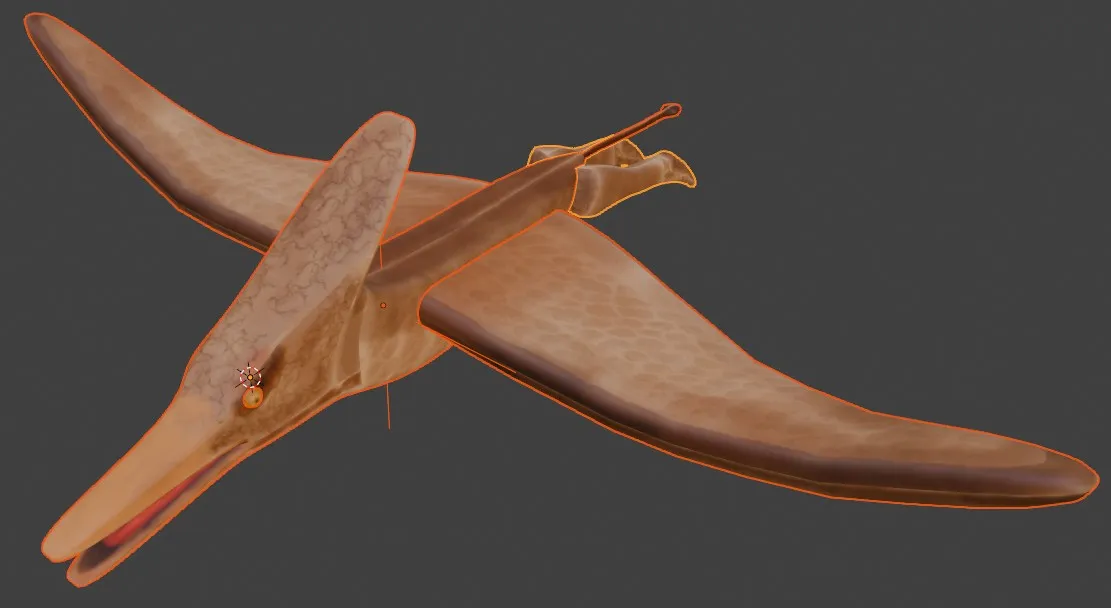 Pterodactyl. Modeled by Iván